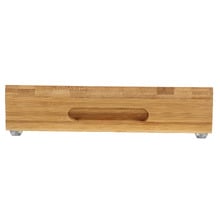 Gourmet Kitchen Bamboo Cutting Board with Tray